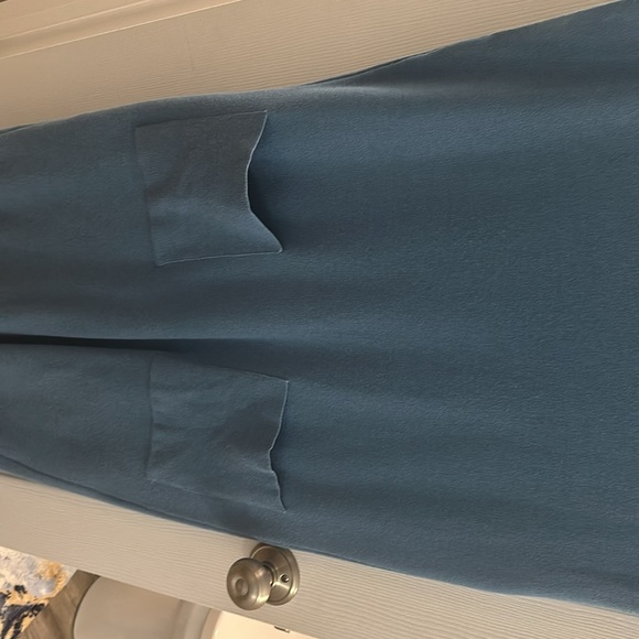 Blue Anthropologie Maeve muscle column dress with pockets (only worn once) - Picture 4 of 5
